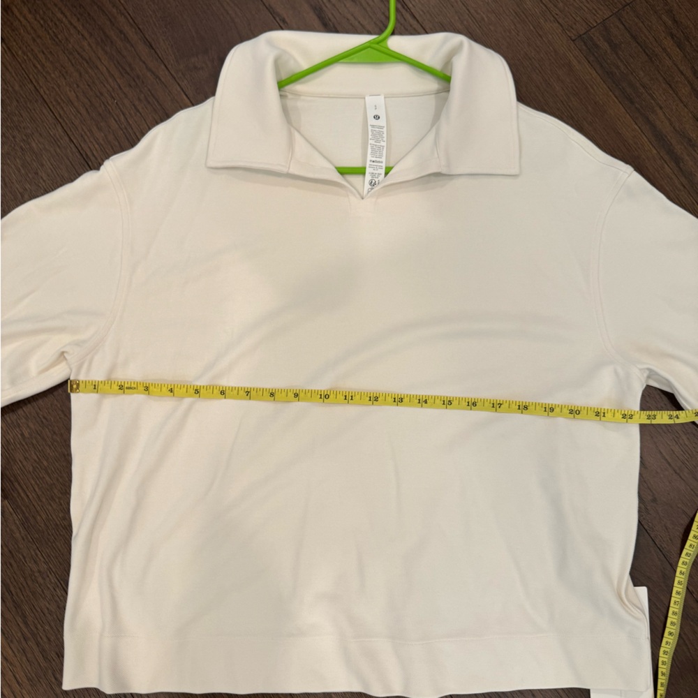 NWT 🍋 Lululemon Softstreme Pique Oversized Long-Sleeve Polo - Small - Picture 5 of 6
